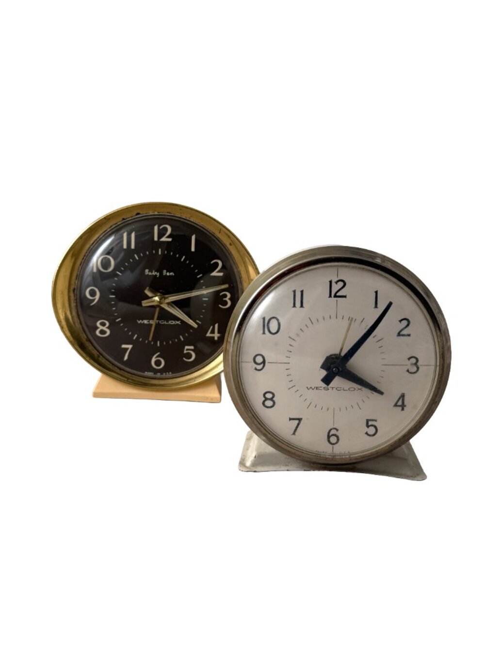 Two Vintage Clocks by Westclox